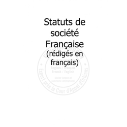 Traduction de statuts de société française