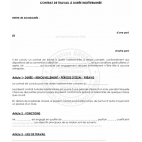 Traduction d'un contrat de travail